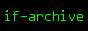 Interactive Fiction Archive